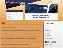 Tablet Screenshot of expressglasscenla.com